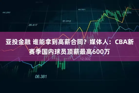 亚投金融 谁能拿到高薪合同？媒体人：CBA新赛季国内球员顶薪最高600万