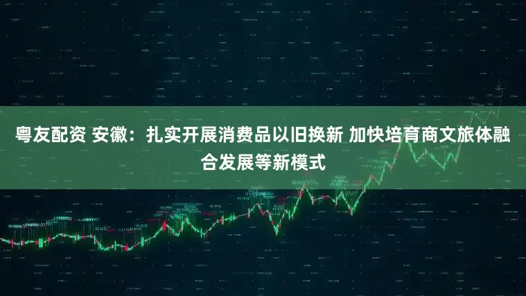 粤友配资 安徽：扎实开展消费品以旧换新 加快培育商文旅体融合发展等新模式
