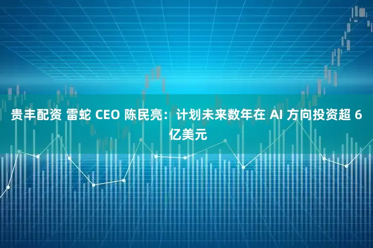 贵丰配资 雷蛇 CEO 陈民亮：计划未来数年在 AI 方向投资超 6 亿美元