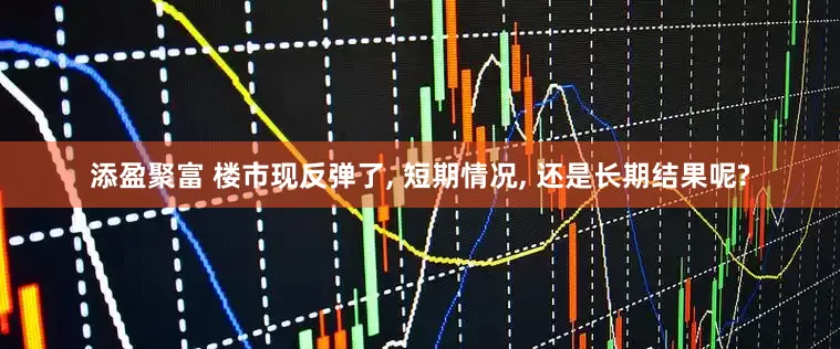 添盈聚富 楼市现反弹了, 短期情况, 还是长期结果呢?